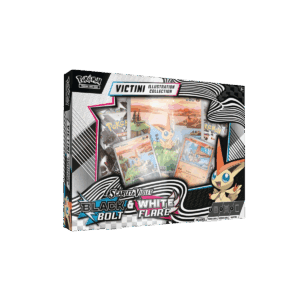 Black Bolt & White Flare Victini Illustration Collection box