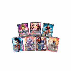 Sample kaarten van de nieuwe Dragon Ball SCG Premium Anniversary Box 2025