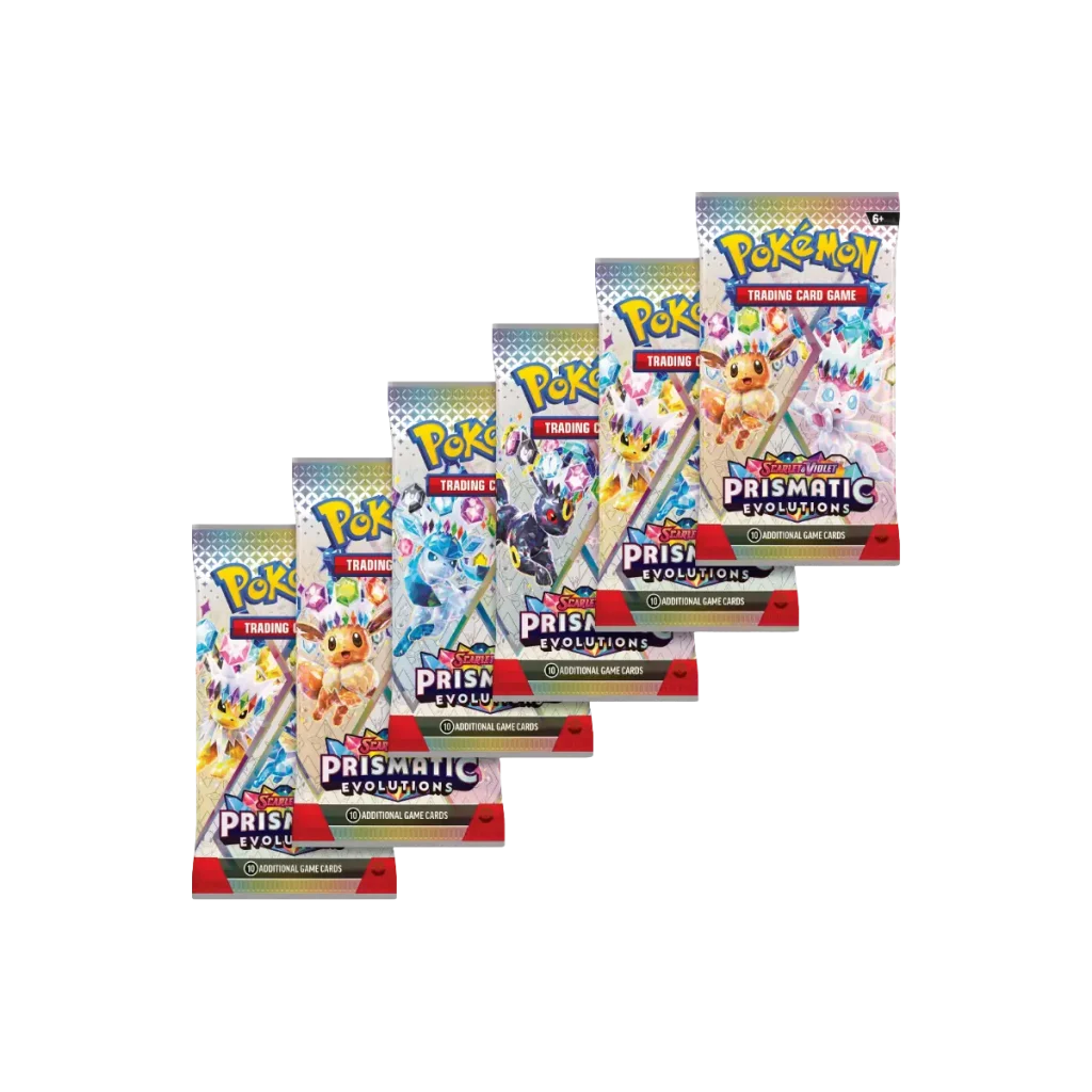 Pokémon - Prismatic Evolutions - Booster Bundle 4 Pokemon TCG Prismatic Evolutions Booster Packs 6 stuks 1