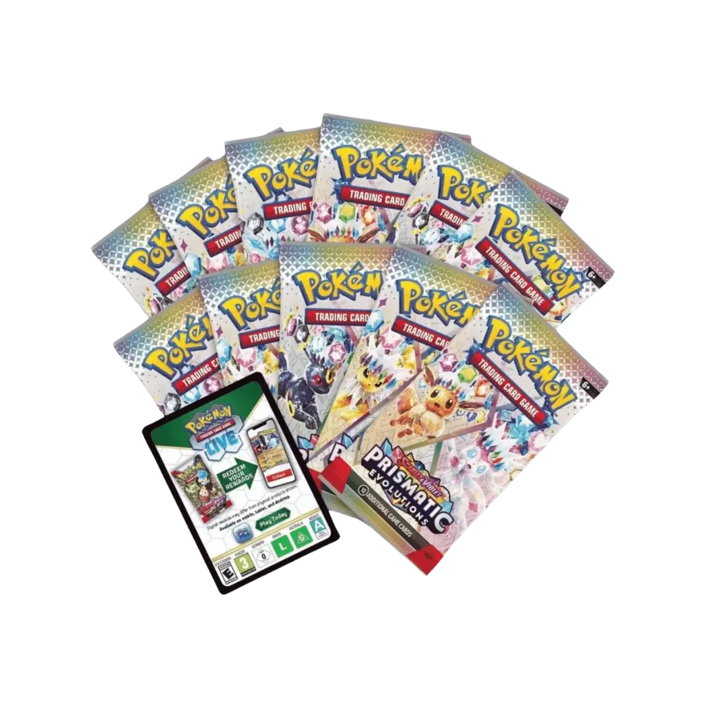 Pokemon TCG Prismatic Evolutions Elite Trainer Box inhoud