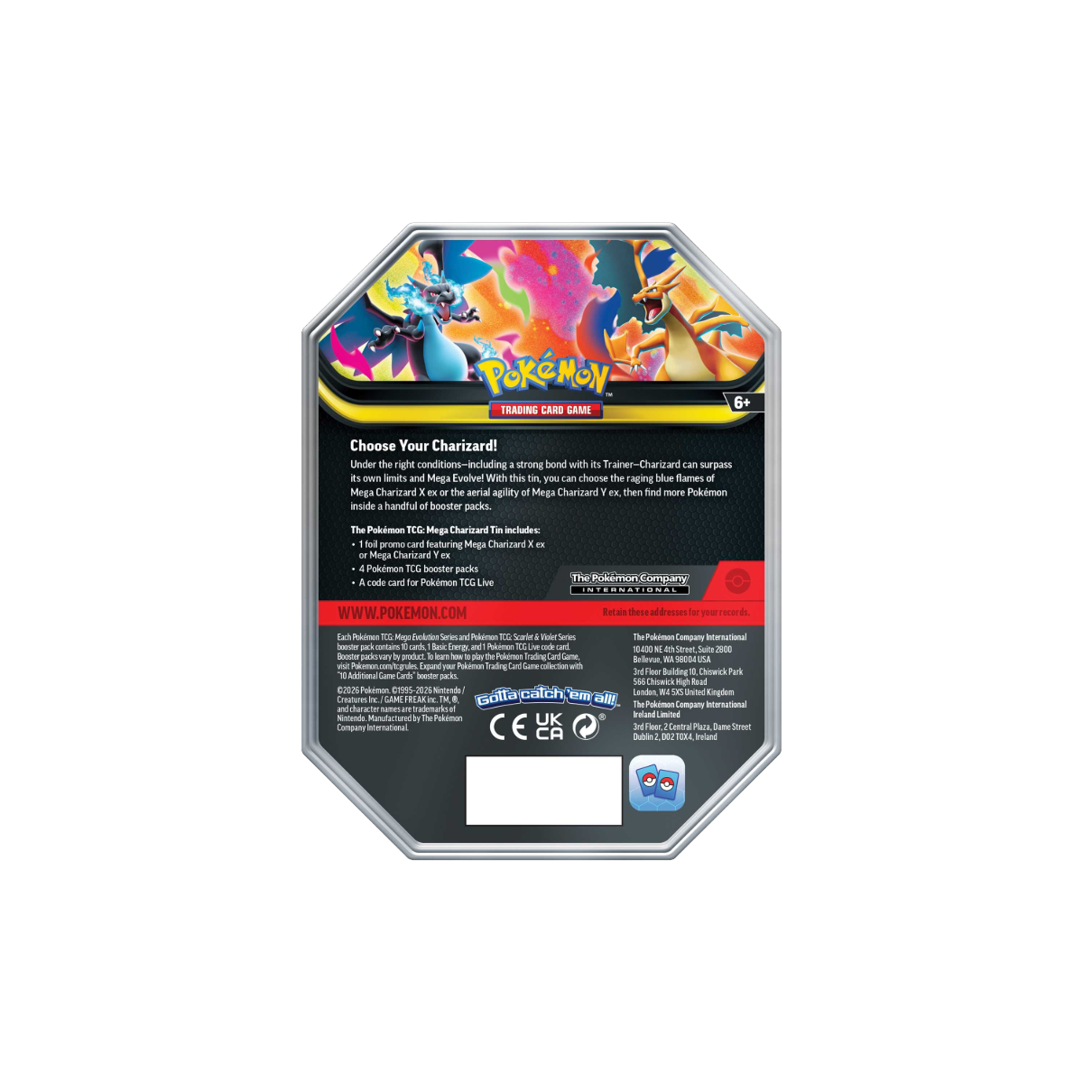Pokémon - Mega Charizard - X - EX - Tin - CatchYourCards