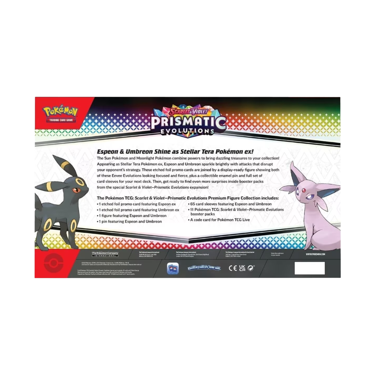 Pokémon - Scarlet & Violet - Prismatic Evolutions Premium Figure 4 Pokémon - Scarlet & Violet - Prismatic Evolutions Premium Figure - Afbeelding 4