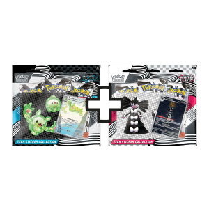 Pokémon – Scarlet and Violet Black Bolt and White Flare - Tech Sticker Blister (Set van 2)