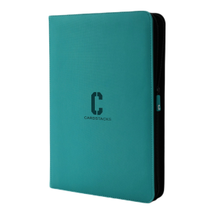CardStacks - 9-Pocket Toploader Binder - Groenblauw (216 toploaderkaarten)