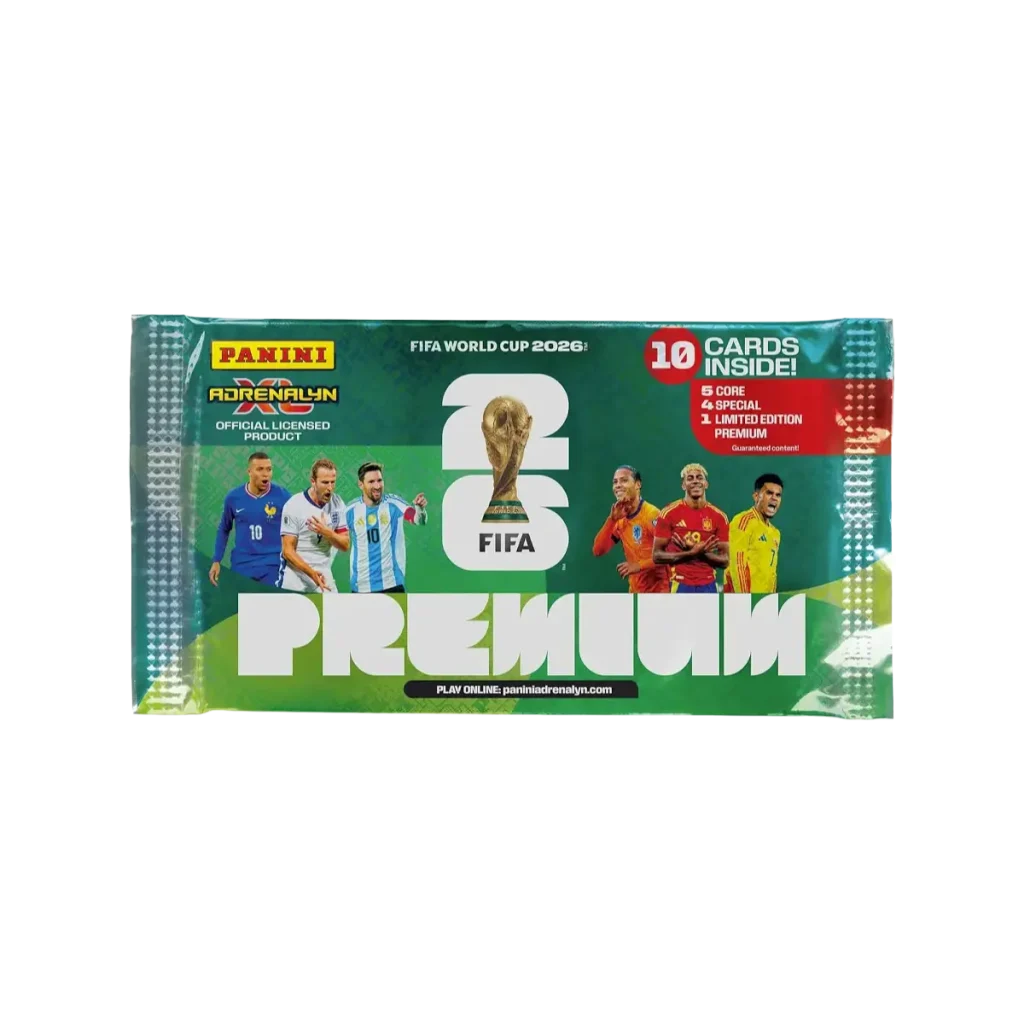 Adrenalyn XL: FIFA World Cup 2026 - Premium Booster Box 3 Adrenalyn XL FIFA World Cup 2026 - Premium Booster Packs