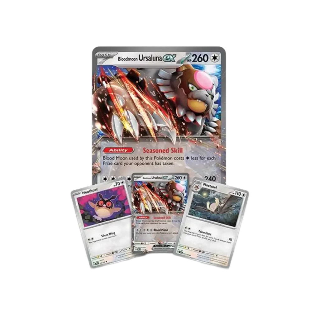 Pokemon Bloodmoon Ursaluna EX Box inhoud