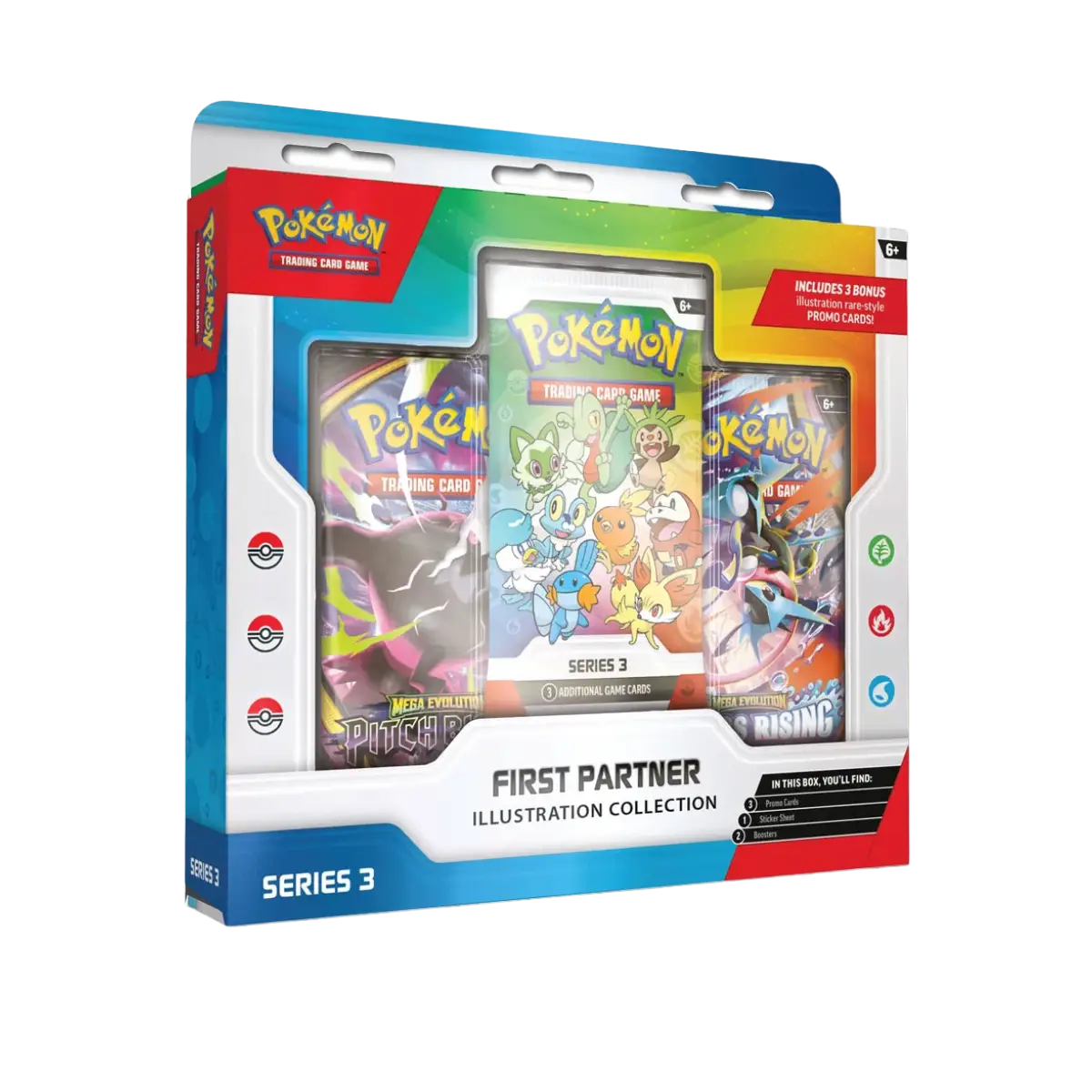 Pokémon - First Partner: Series 3 - Illustration Collection 1 Pokémon - First Partner: Series 3 - Illustration Collection